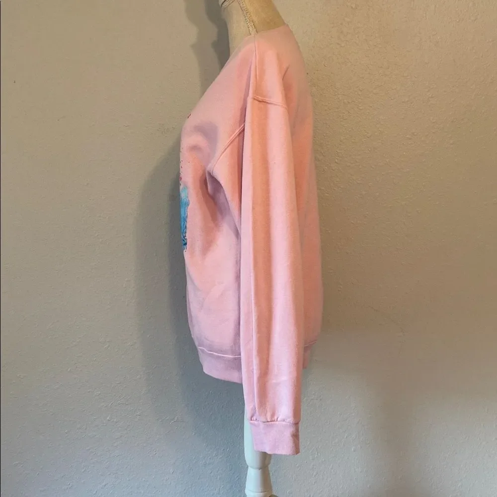 Web Toon Lore Olympus Pink Breathe In Breathe Out Crew Sweatshirt Size Small